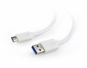 Gembird kábel USB 3.0 (AM) na USB 3.1 (CM), 3 m, biely