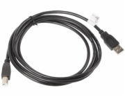 Lanberg USB 2.0 AM-BM 1,8M USB kabel (CA-USBA-10CC-0018-BK)