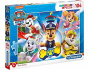 Puzzle 2x60 dílků Paw Patrol Super Color