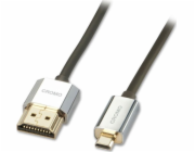 Lindy HDMI Micro - HDMI kabel 4,5m stříbrný (41679)