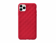 Devia Woven2 Pattern Design Soft Case iPhone 11 Pro Max red