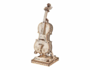 RoboTime dřevěné 3D puzzle Violoncello