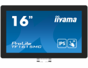 16" iiyama TF1615MC-B1: FHD,10P,IP65,HDMI,DP,VGA