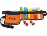 Viga pas s dřevěnými nástroji Little Fitter Toys