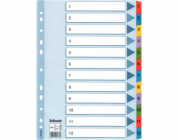 Esselte Cardboard Indexes 1-12 White Tabs (100162)