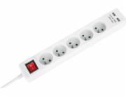 Rebel Rebel Rebel 5 Sockets + 2 USB zásuvky s přepínačem -1,5 m