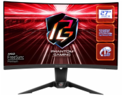 Phantom Gaming by Asrock monitor PG27Q15R2A prohnutý  27"/VA/2560x1440/165Hz/ 550cd/m2 / 1ms/DP/ 2x HDMI/repro/Wifi ant.