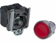 Schneider Electric Harmony XB4 Flat Button Red LED 24V  XB4BW34B5