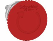 Schneider Electric Harmony XB4 Mushroom Button Head with Stop Mechanism O40 Red Metal  ZB4BS844