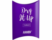 Anwen ANWEN_Dry It Up vlasový turban Černý