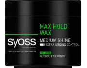 SYOSS SYOSS_MAX HOLD WAKE Střední lesklá vlasy Styling vosk 150 ml