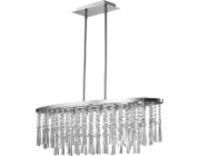 Závěsná lampa s reflektorem zavěšená lampa Chrome nad reflektorem Luxoria 9028828