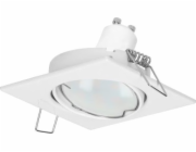 Sutri SM Dekorativní rám spotu Luminaire, MR16/GU10 Max 50W, Square, Nastavitelný, bílý, AD-AD-6178/W