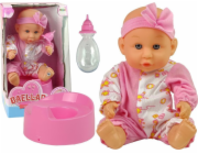 Import Leantoys Doll Bobas Pink Potty Pee pije luk 24 cm