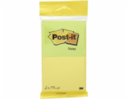 Post-it Post-it samolepicí papírky, neonově žluté a zelené, 76x63,5 mm