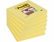 Post-it Sticky notes POST-IT Super Sticky (654-6SSCY-EU), 76x76mm, 1x90 karet, žlutá