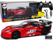 LeanToys Sports Car Racing R/C 1:18 Corvette C6.R Red 2,4 G Lights