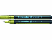 Schneider SCHNEIDER Maxx 278 olejový značkovač, 0,8 mm, zlatý - 4004675009630