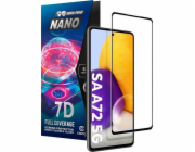 Crong Crong 7D Nano Flexible Glass - 9H hybridní sklo proti praskání pro celý displej Samsung Galaxy A72