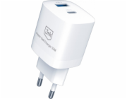 3mk síťová nabíječka - Hyper GaN Charger 33W, bílá