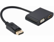 Gembird A-DPM-HDMIFVGAF-01 DisplayPort samec na HDMI samice + adaptérový kabel VGA samice, černý