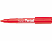 Pentel Permanent Marker NN50 Červený kulatý pentelový špička