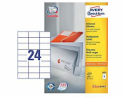 Avery Zweckform Universal Labels, White 70x37mm 100 listů (3474)