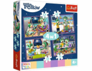 Trefl Puzzle Večerní rituály Trefliki Dobrou noc 4v1