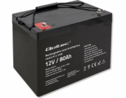 Baterie Qoltec AGM 12V | 80AH