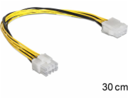 Delock ATX/EPS 8-pin - ATX/EPS 8-pin, 0,3 m, žlutá (83342)