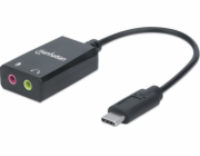 Adaptér zvukové karty na Manhattanu USB-C (153317)