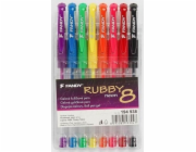 Fandy Rubby Neon Gel Pen 8 barev