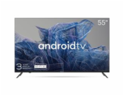 KIVI - 55 , UHD, Google Android TV, Black, 3840x2160, 60 Hz, , 2x10W, 83 kWh/1000h , BT5, HDMI ports 4