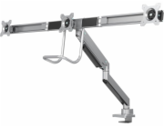 Neomounts Select  NM-D775DX3SILVER / Flat Screen Desk mount (17-27") desk clamp/grommet / Silver