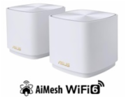 ASUS ZenWiFi XD4 Plus 2-pack white Wireless AX1800 Dual-band Mesh WiFi 6 System