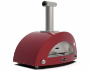 Alfa Forni Moderno 2 Pizze Hybrid Pizza Oven Antique Red