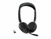 Jabra Evolve2 65 Flex/Stereo/ANC/USB/BT-USB/Bezdrát/MS/Černá