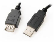 Kabel USB-A – USB-A USB 1,8 m černý (128850)