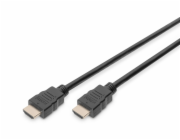 Digitus Připojovací kabel HDMI High Speed, typ A M/M, 1,0 m, Ultra HD 60p, zlatý, bl