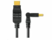 PremiumCord kabel USB 2.0, A-B mini, 5pinů, 0,5m