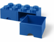 Room Copenhagen LEGO Brick Drawer 8 blue, úložný box