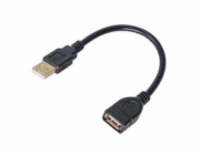 Akyga kabel USB A-A 15cm /černá  