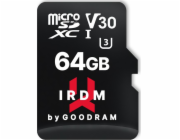 GOODRAM microSDXC karta 64GB IRDM (R:100/W:70 MB/s), UHS-I Class 10, U3, V30 + Adapter