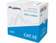 Lanberg UTP CAT.5E WIRE CCA 305M  kabel červený