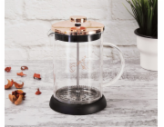 Konvička na čaj a kávu French Press 800 ml Rosegold Metallic Line BH-1495