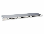 19" patch panel Solarix 24xRJ45 CAT6 STP s vyvazovací lištou 0,5U SX24HD-6-STP-SL