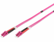 DIGITUS Fiber Optic Patch Cord, LC to LC, Multimode OM4 - 50/125 µ, Duplex Length 7m