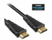 PREMIUMCORD Kabel HDMI High Speed + Ethernet (v1.4) 10m, zlacené konektory