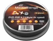 DVD-RW MediaRange 4.7GB  4x SPINDL (10pack)