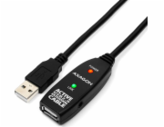 AXAGON ADR-210, USB 2.0 A-M -> A-F aktivní prodlužovací / repeater kabel, 10m